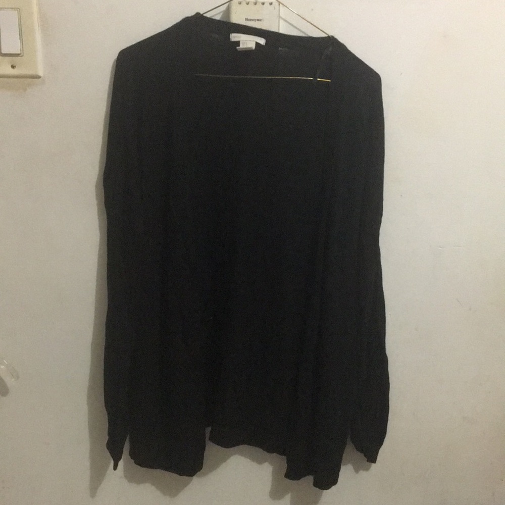 Black cardigan